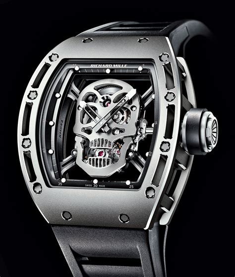 richard mille skull watch replica india|richard mille skull tourbillon.